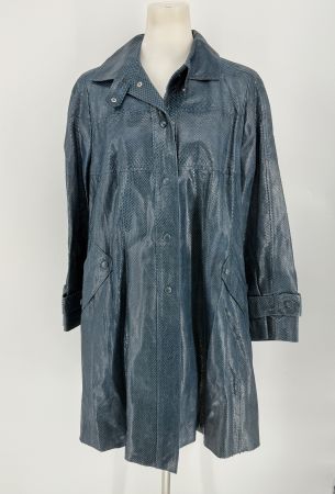 Elegante Vintage Schlangenleder Jacke Gr. 48/50 von München