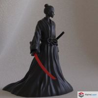 Onna-bugeisha — Female Samurai Figurine - 3D Printed
