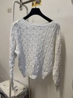 Damen Strick pullover Weiß M NEU