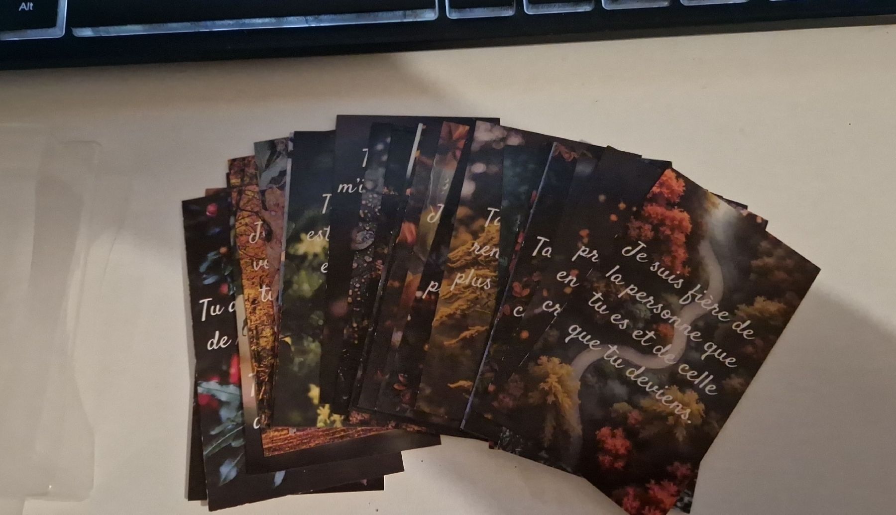 Cartoline: Cartes d'affirmations positives - Inspiration & Motivation – Nuovo (secondo la descrizione) da Reconvilier venduto da mulan22