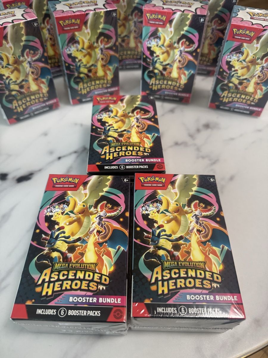 Pokémon Carte collezionabili: Pokemon Mega Evolution Ascended Heroes Booster Bundle 3x – Nuovo e nell'imballaggio originale da Schlieren venduto da Villy87