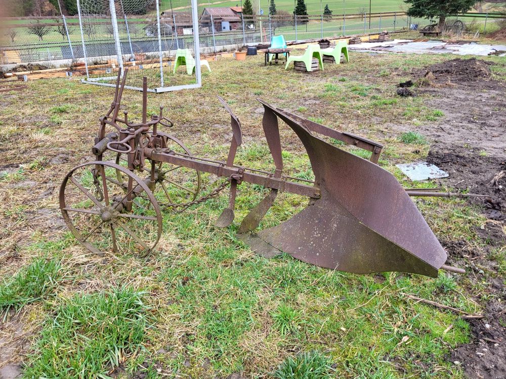 Pflug antik garten deko Kaufen auf Ricardo