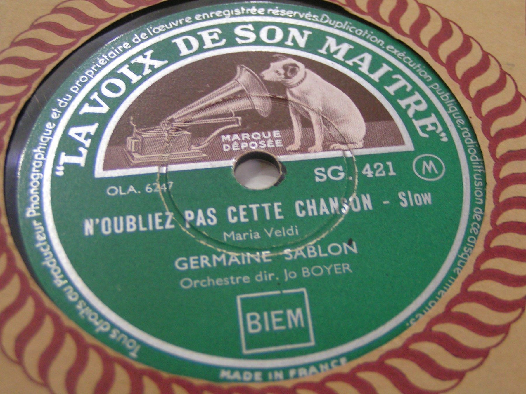Dischi in vinile: DISQUES 78 TOURS – Usato da Lausanne venduto da Leag 9