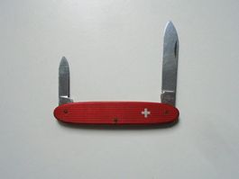rotes Victorinox Elinox ALOX Sackmesser / Taschenmesser