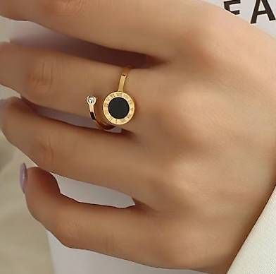 Anelli: Bague doree chiffres romains acier inoxydable ? neuve – Usato da Genève venduto da dre_gk92 1