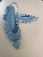 Slingpumps hellblau Gr.39 ungetragen