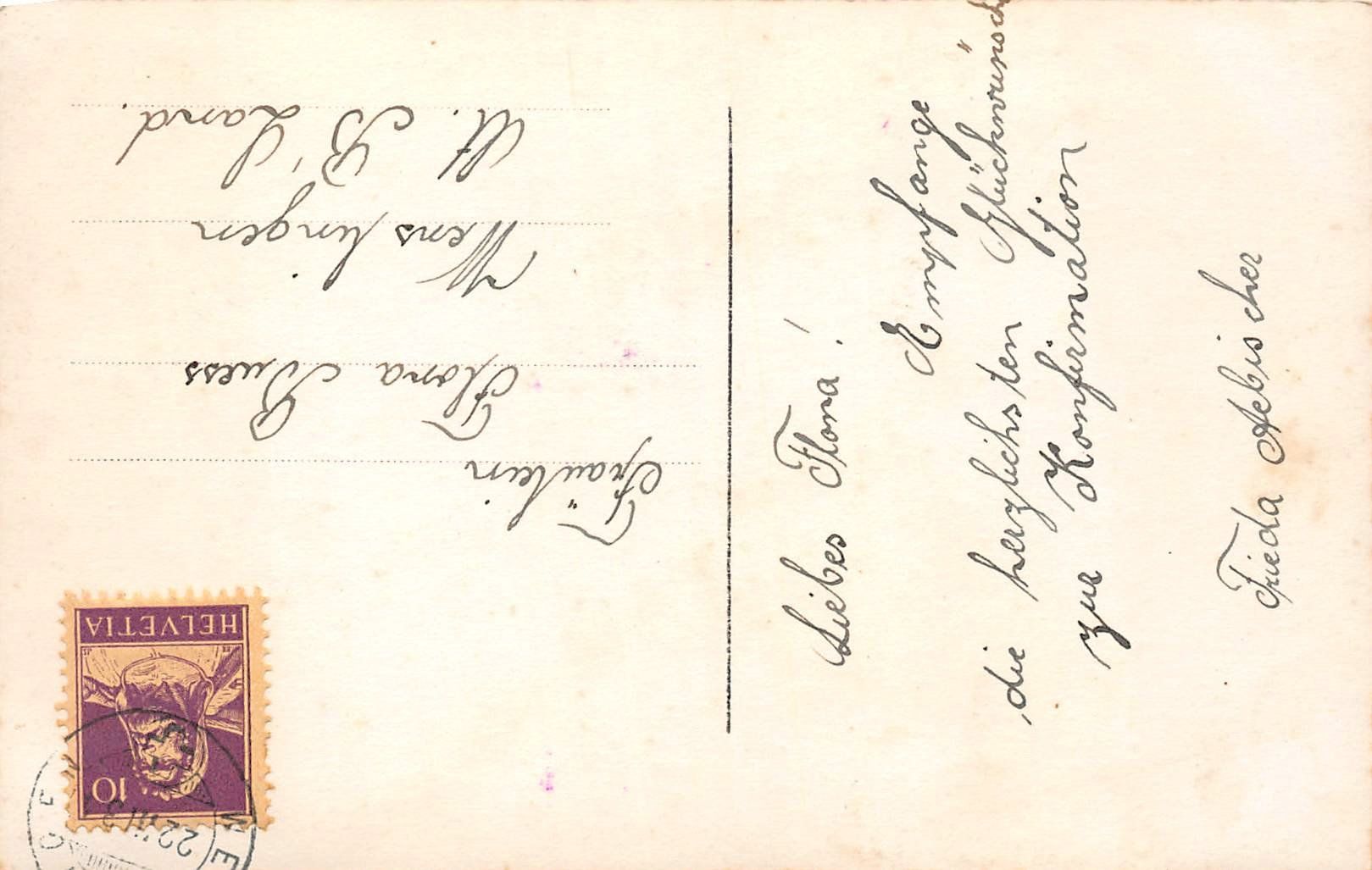 Cartoline postali: 4x Konfirmation, Engel – Usato da Ottikon b.Kemptth. venduto da Neptun1974 3