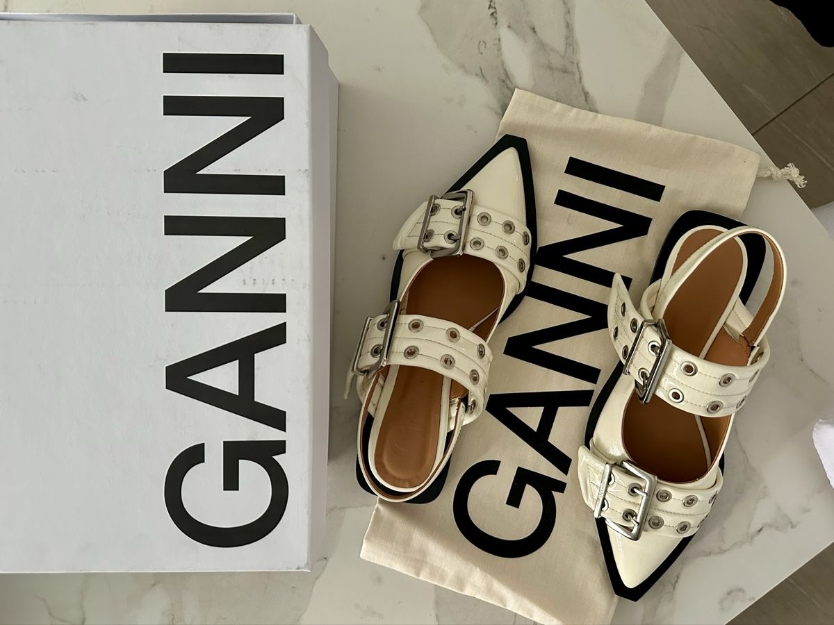 Scarpe da donna: Ballerine slingback GANNI – Nuovo e nell'imballaggio originale da Pregassona venduto da Ssarassin23 2