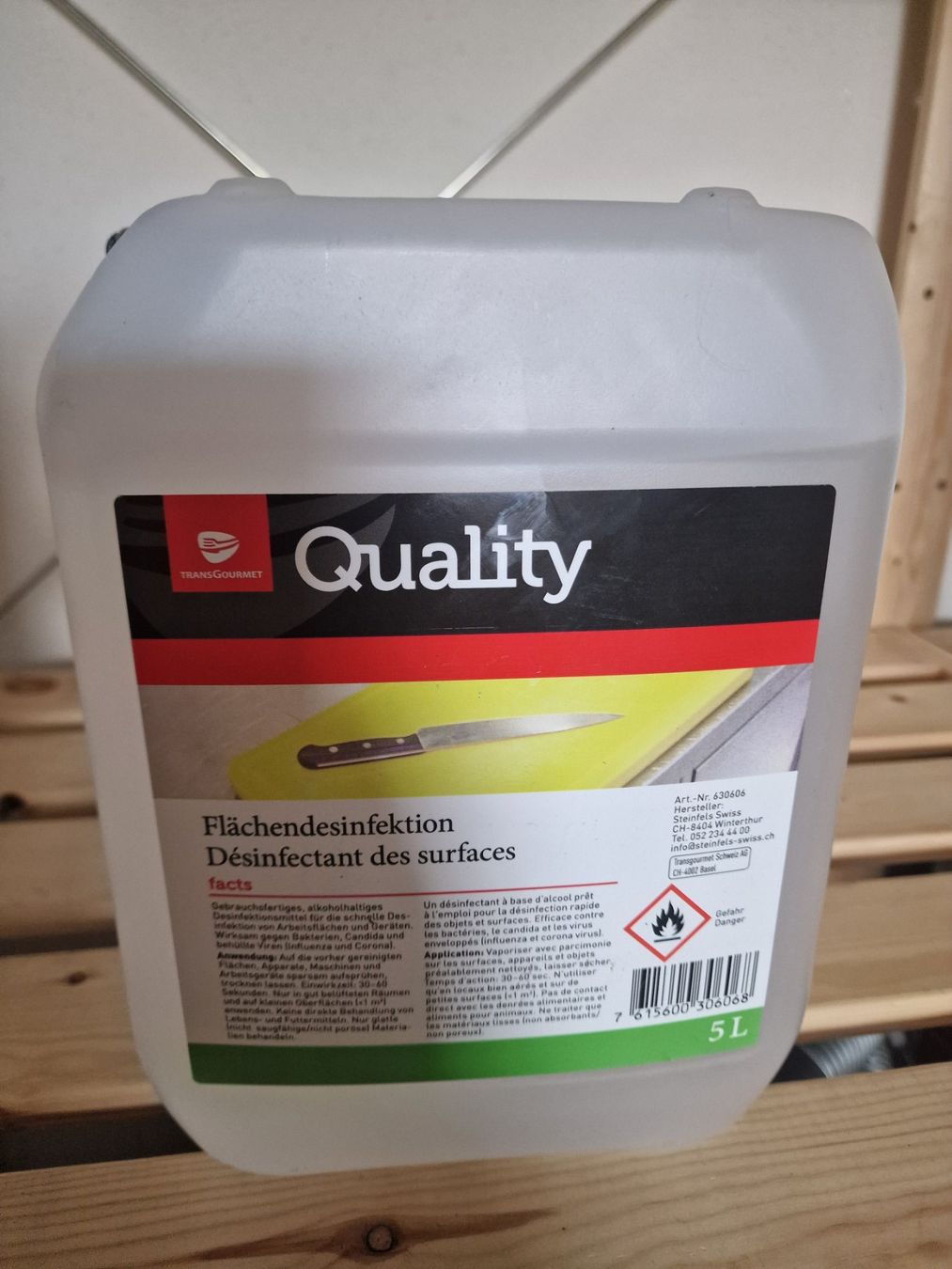 Pflegeprodukte: Flächendesinfektion von Quality 5L – Neu und originalverpackt aus triesenberg von Hosman1