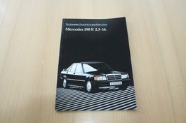 Mercedes 190 E 2.3-16 Prospekt - 11/1985