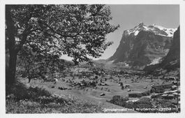 Grindelwald (BE) – Panorama mit dem Wetterhorn (3703 m)