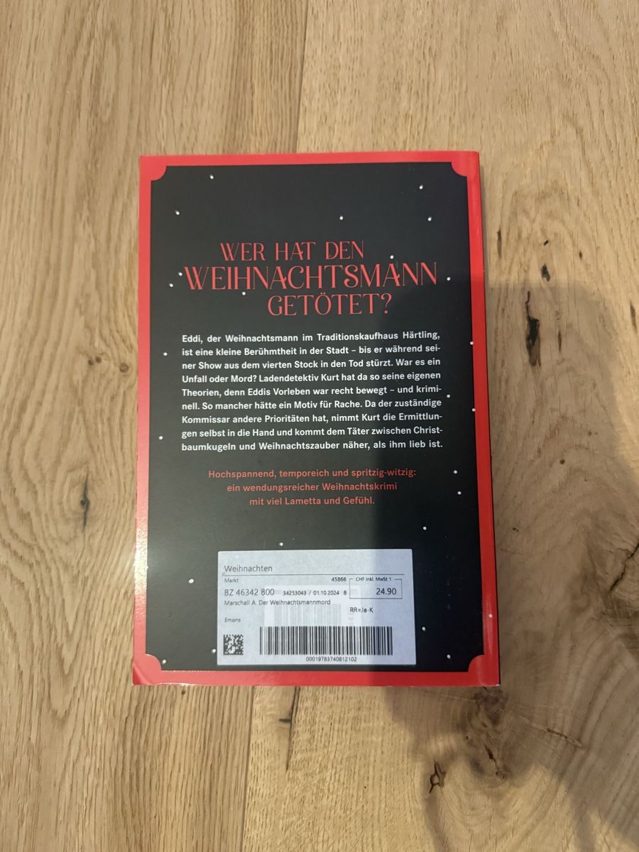 Libri: Buch: Der Weihnachtsmann Mord – Nuovo (secondo la descrizione) da Horriwil venduto da Verity2026 1