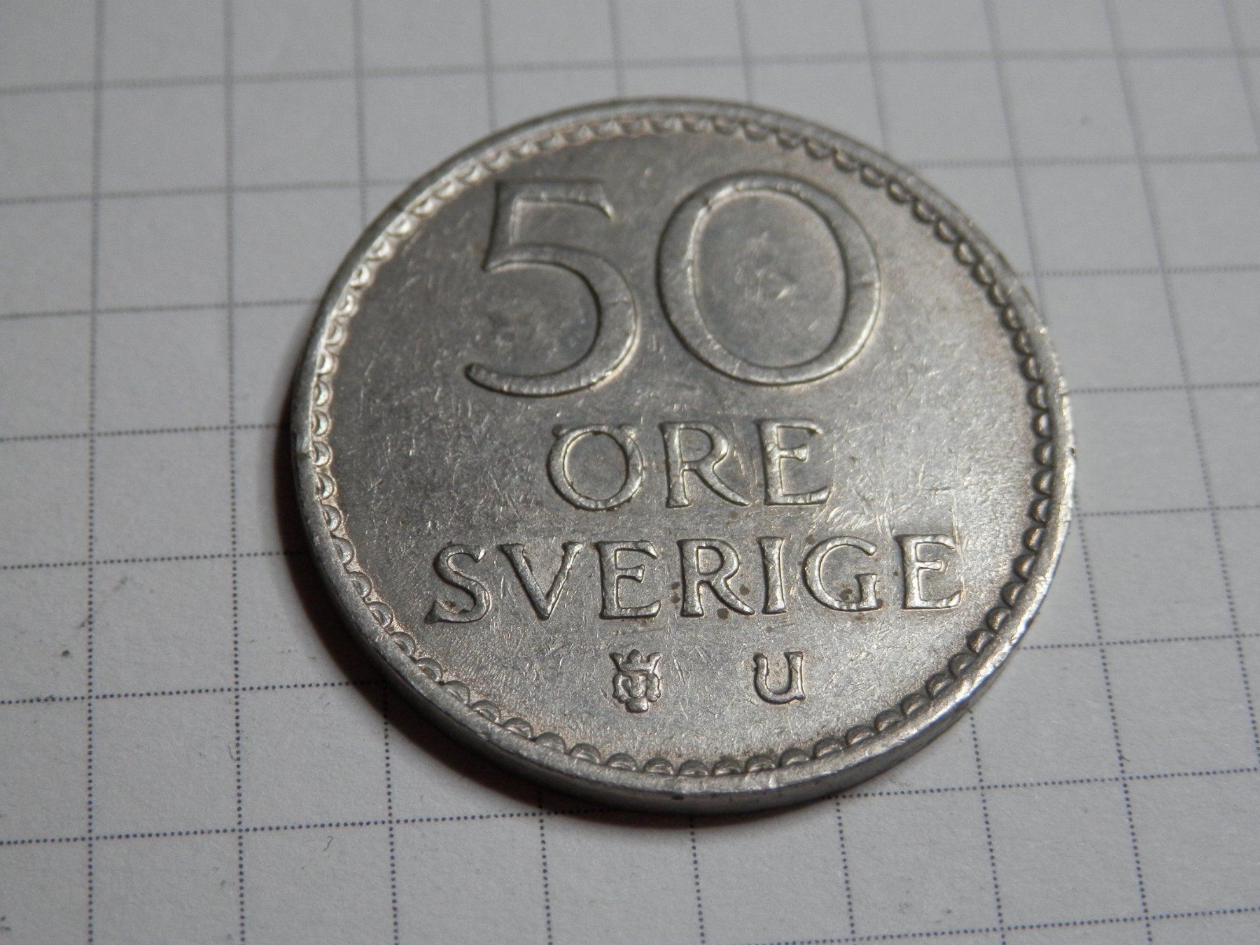 Tutti le monete: Schweden  50 Öre, 1965 – Usato da Weiach venduto da weiach81 1