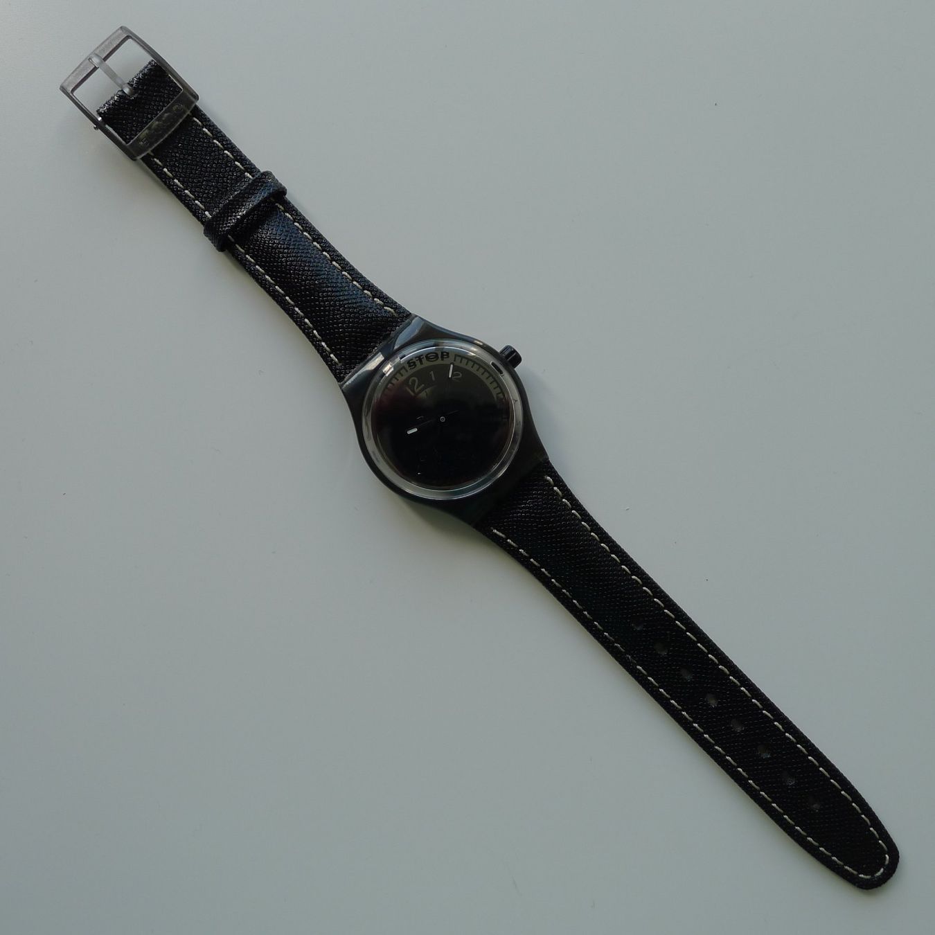 Swatch Orologi: Swatch Stop Watch BLACK DECO – Nuovo (secondo la descrizione) da Ebikon venduto da SilvioFreund 2