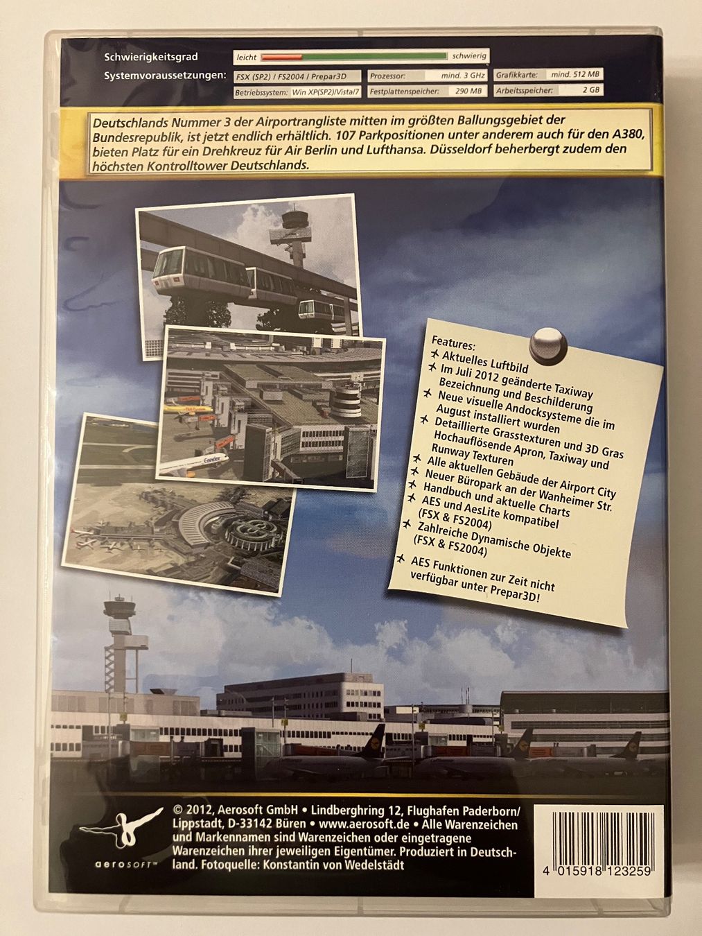 Giochi: FSX Add-on: Mega Airport Düsseldorf - PC – Usato da Solothurn venduto da aquitania 1