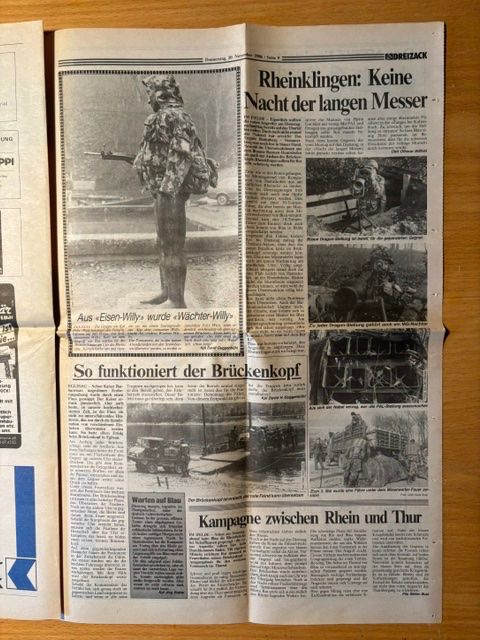 Revues & Magazines: 3 Manöverzeitungen Dreizack 1986 – D'occasion à Seon par retep012 8