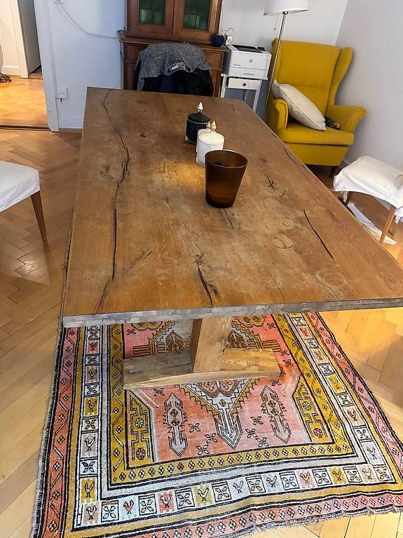 Tables: Massiver Esstisch aus Eiche  – D'occasion à Zürich par Gmall1