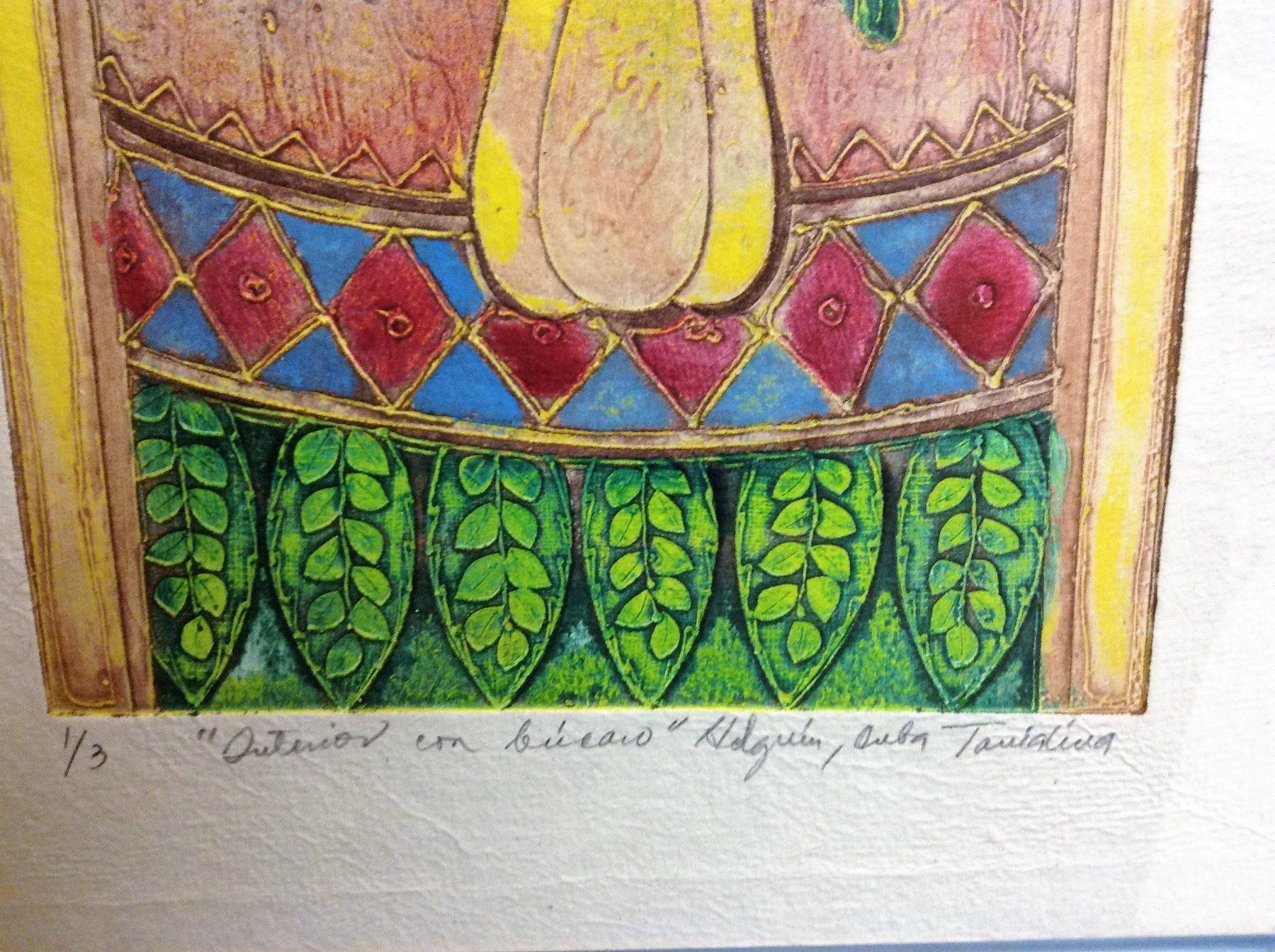 Poster & Bilder: Bild eines Interior,  Aquarell und Druck  ? – Gebraucht aus Alpnach Dorf von MZ001 3