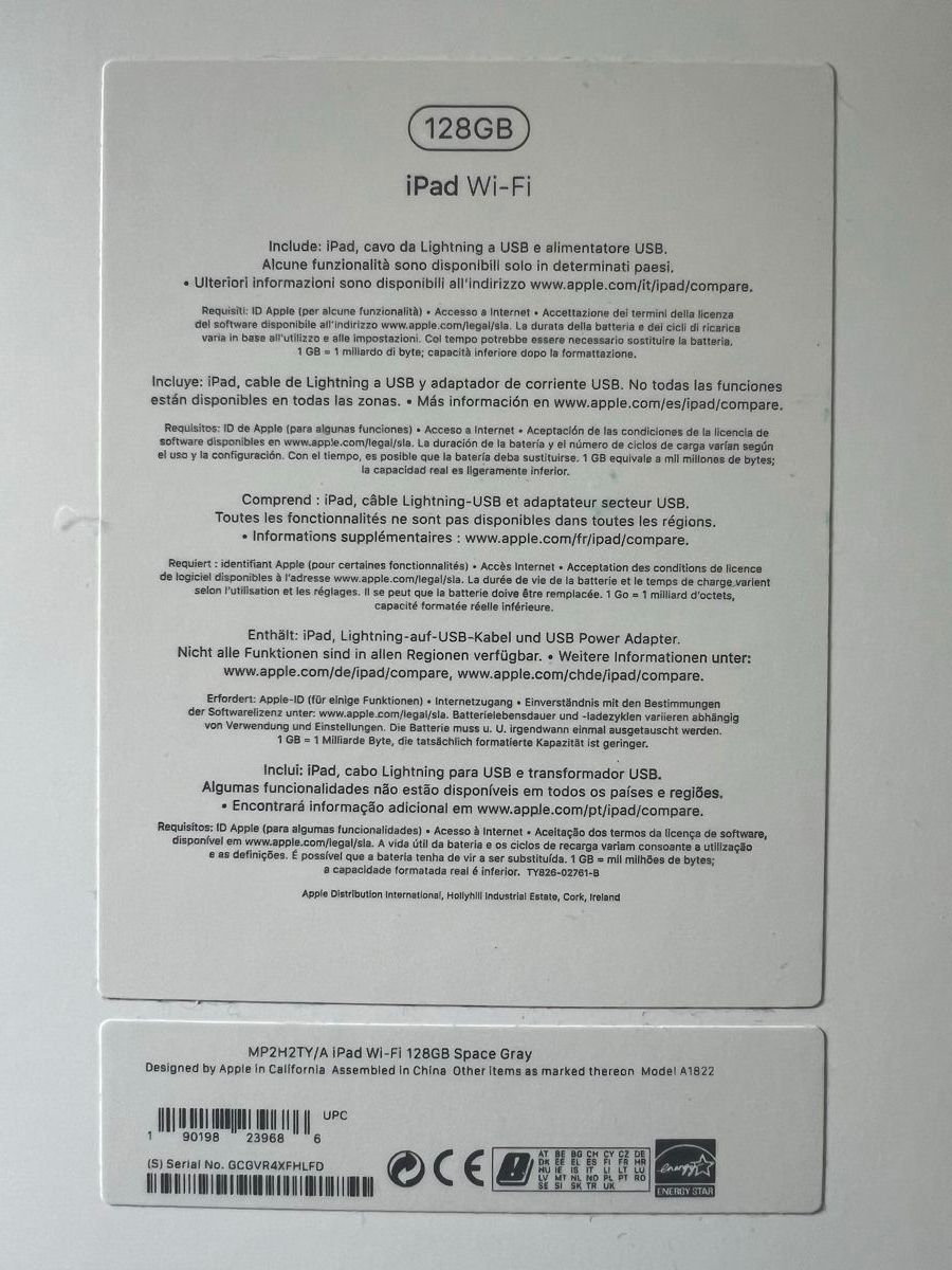 Apple Tablet PC: Apple iPad 5. Generation Wi-Fi 128GB Space Grau – Usato da Kradolf venduto da Sulgi 6