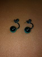 ohrringe modeschmuck,,hellblau,,mit stecker