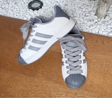 Adidas Superstar originali grigio/bianco – Taglia 42 – Come 
