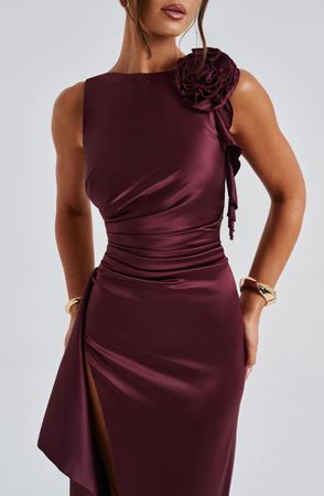 Abendkleid Weinrot Babyboo XS