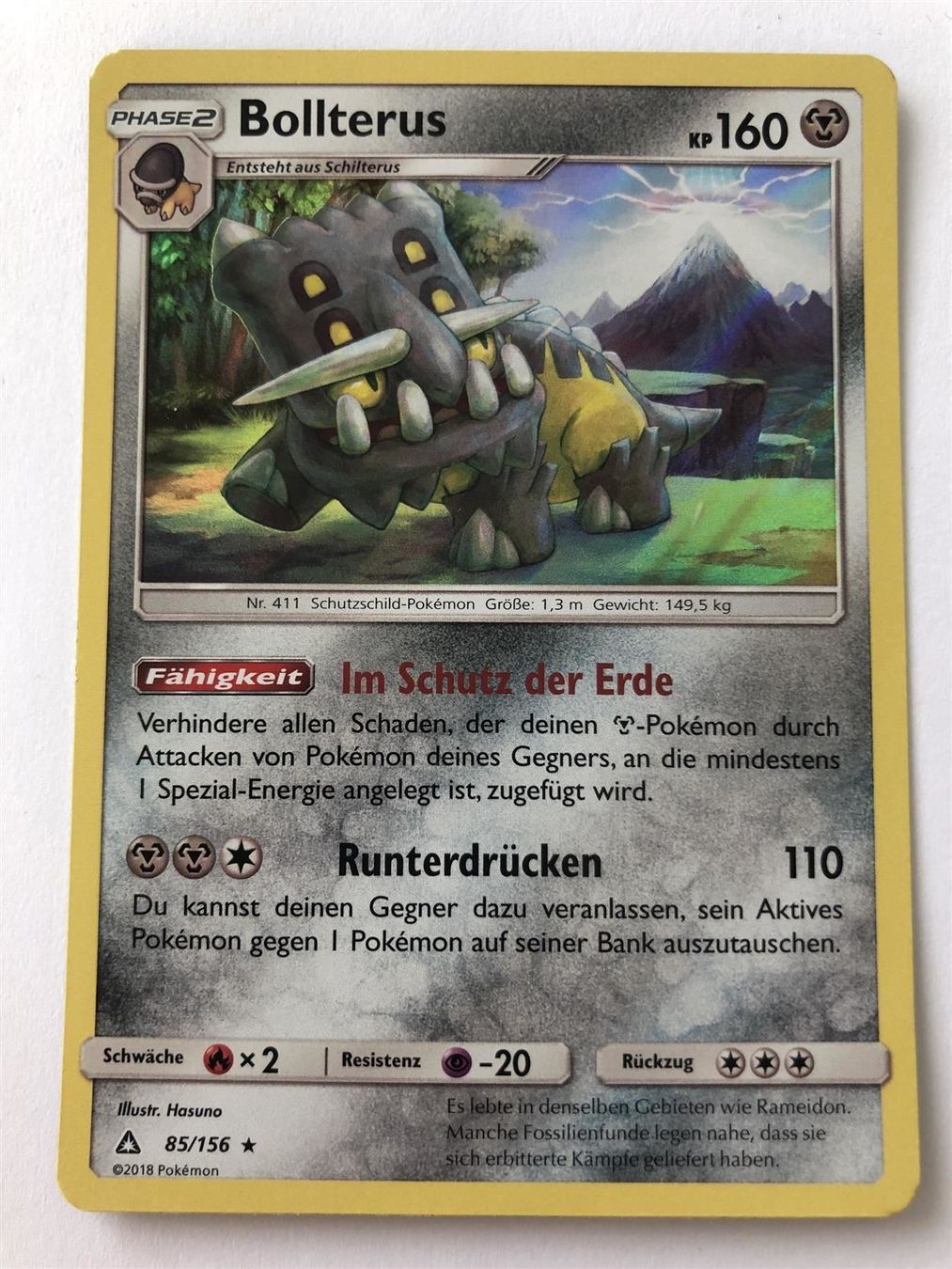 Pokémon Sammelbilder & Trading cards: Bollterus - Holo - Pokemon TCG – Neu (gemäss Beschreibung) aus Nussbaumen AG von Pika-Shop