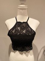 Raffiniertes schwarzes Spitzen-Bustier, nie getragen, Gr. M
