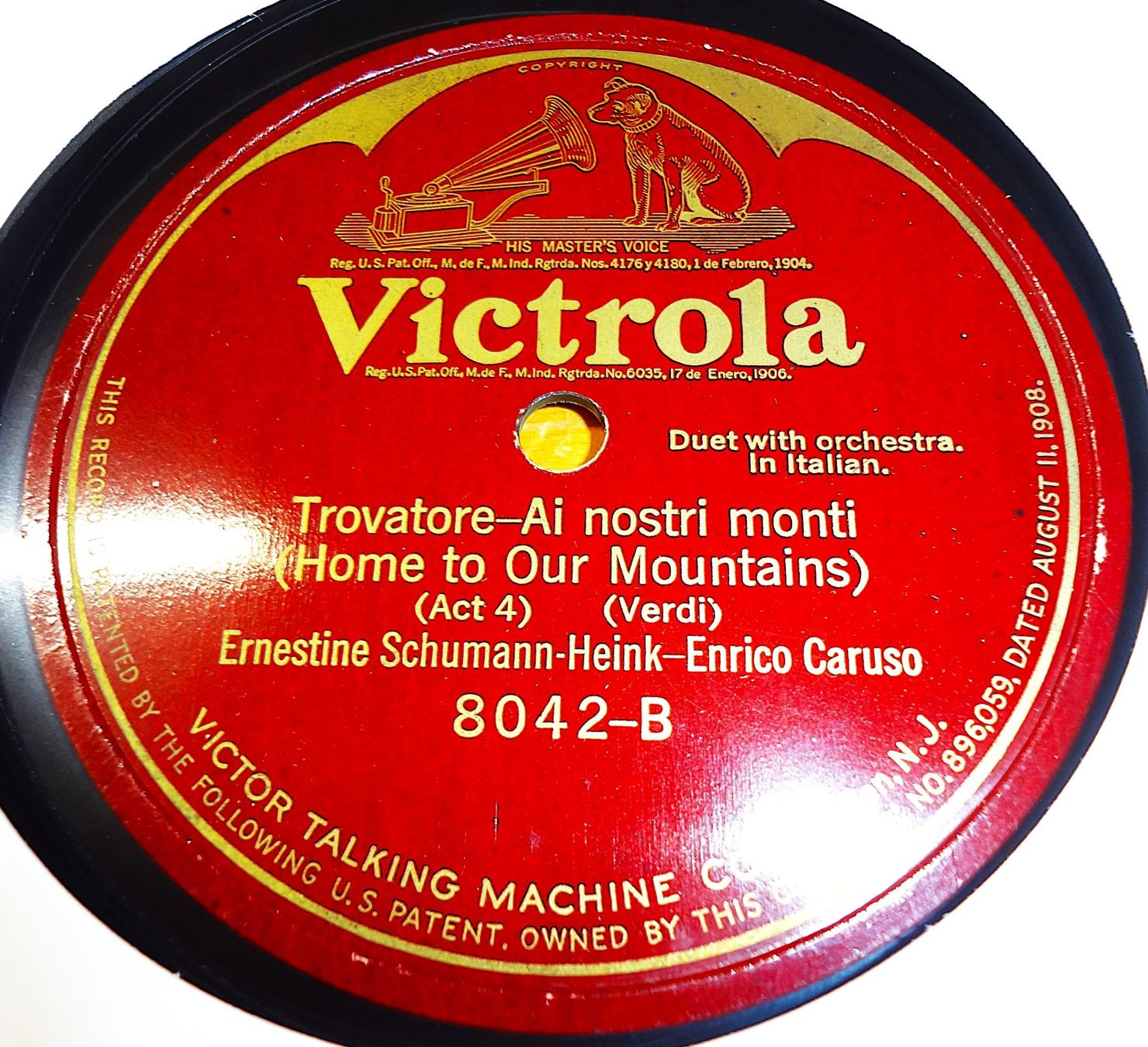 Schallplatten: Enrico Caruso, Konvolut mit 50 Schellackplatten – Gebraucht aus Hemishofen von Phonomandy 6