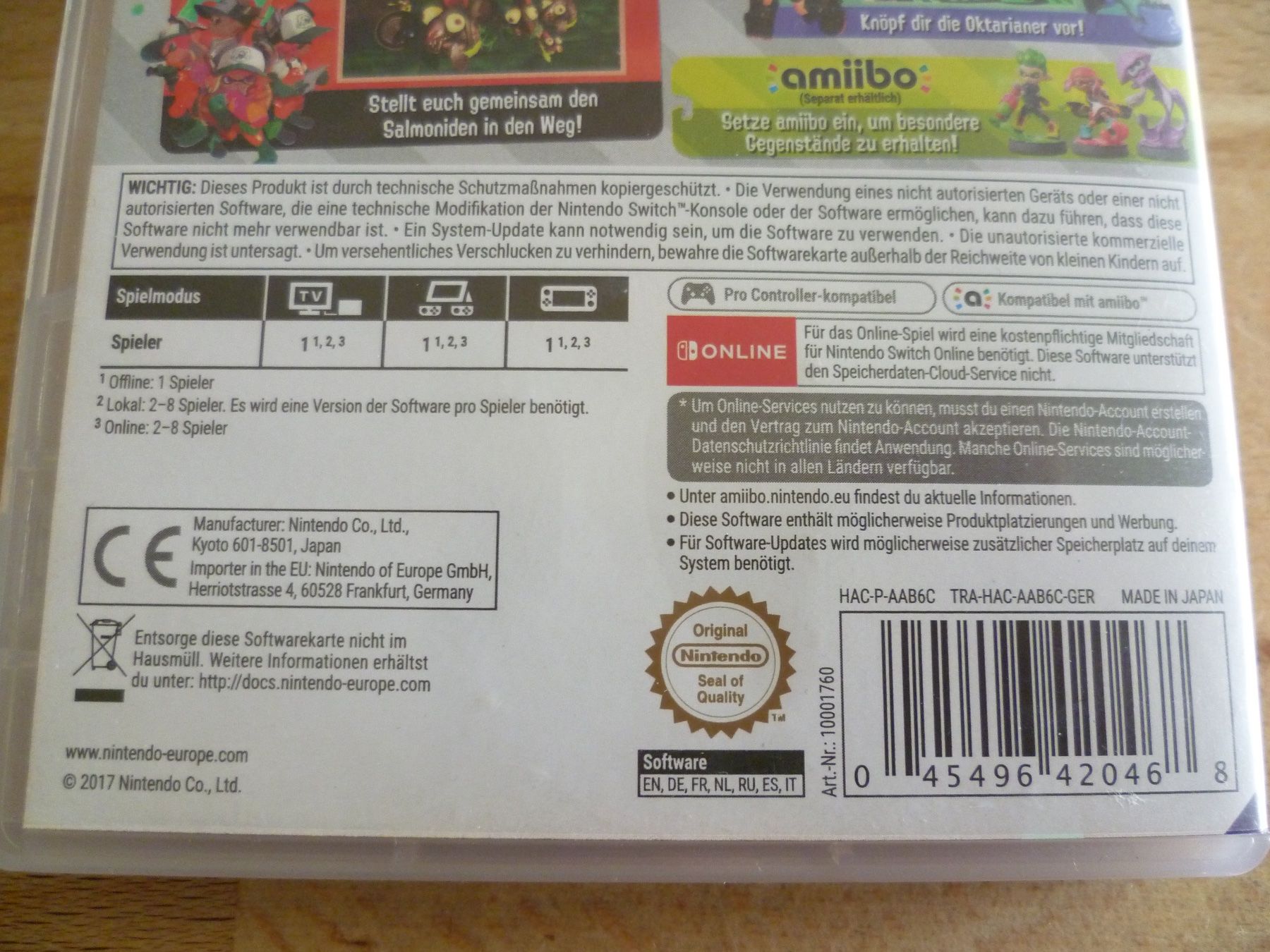 Nintendo Giochi: Splatoon 2 - Nintendo Switch – Usato da Thalwil venduto da ranx 4