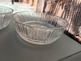 6 kleine Glas-Auflaufformen / Dessertschalen