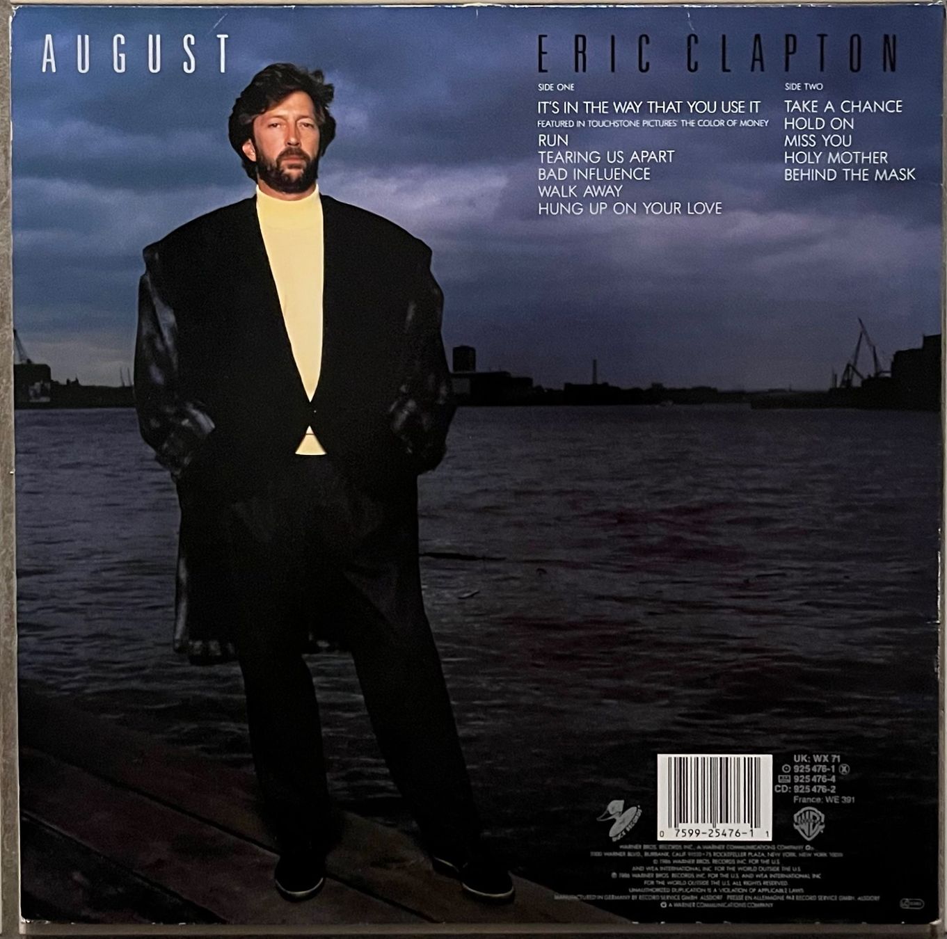 Vinyles: ERIC CLAPTON - AUGUST - 33 Tours – D'occasion à Bussigny par vinyl-pas-cher 2