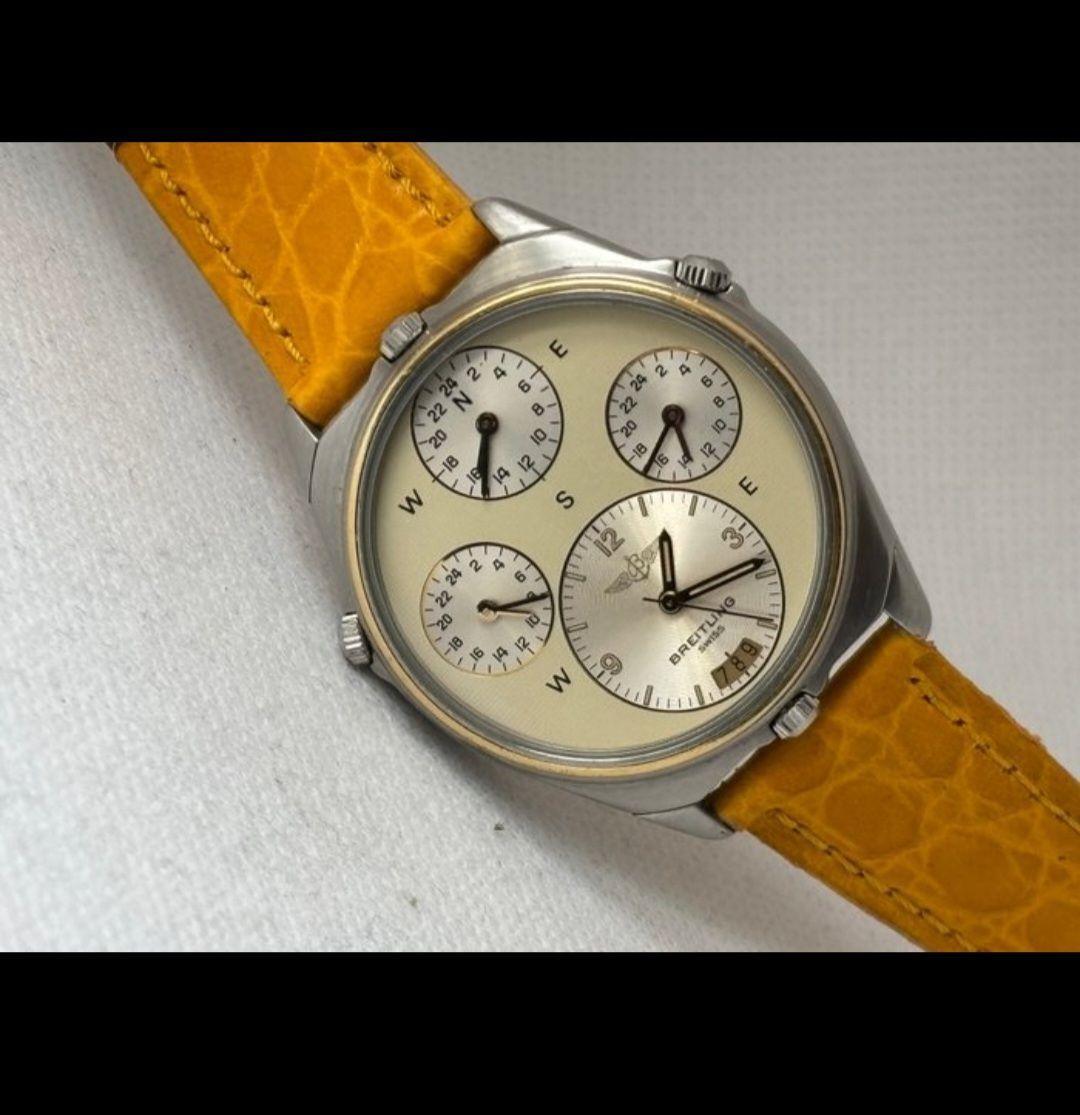Breitling Orologi: Breitling - WORLD TIME 4 GMT - 80840  – Usato da Bulle venduto da Andres.ch.222 2