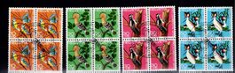 1 Satz Viererblöcke  Schweiz mit Erstagsstempel 1970