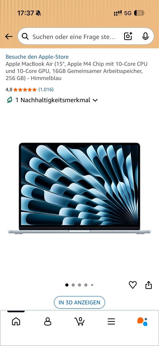 Apple Notebooks: Apple MacBook Air (15", Apple M4 Chip mit 10‑Core CPU  – Neu und originalverpackt aus Arosa von ben_mr7l 5