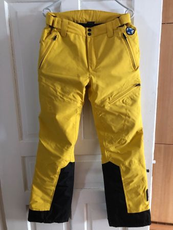 Schöne RUKKA Herren-Skihose currygelb, Gr. XS