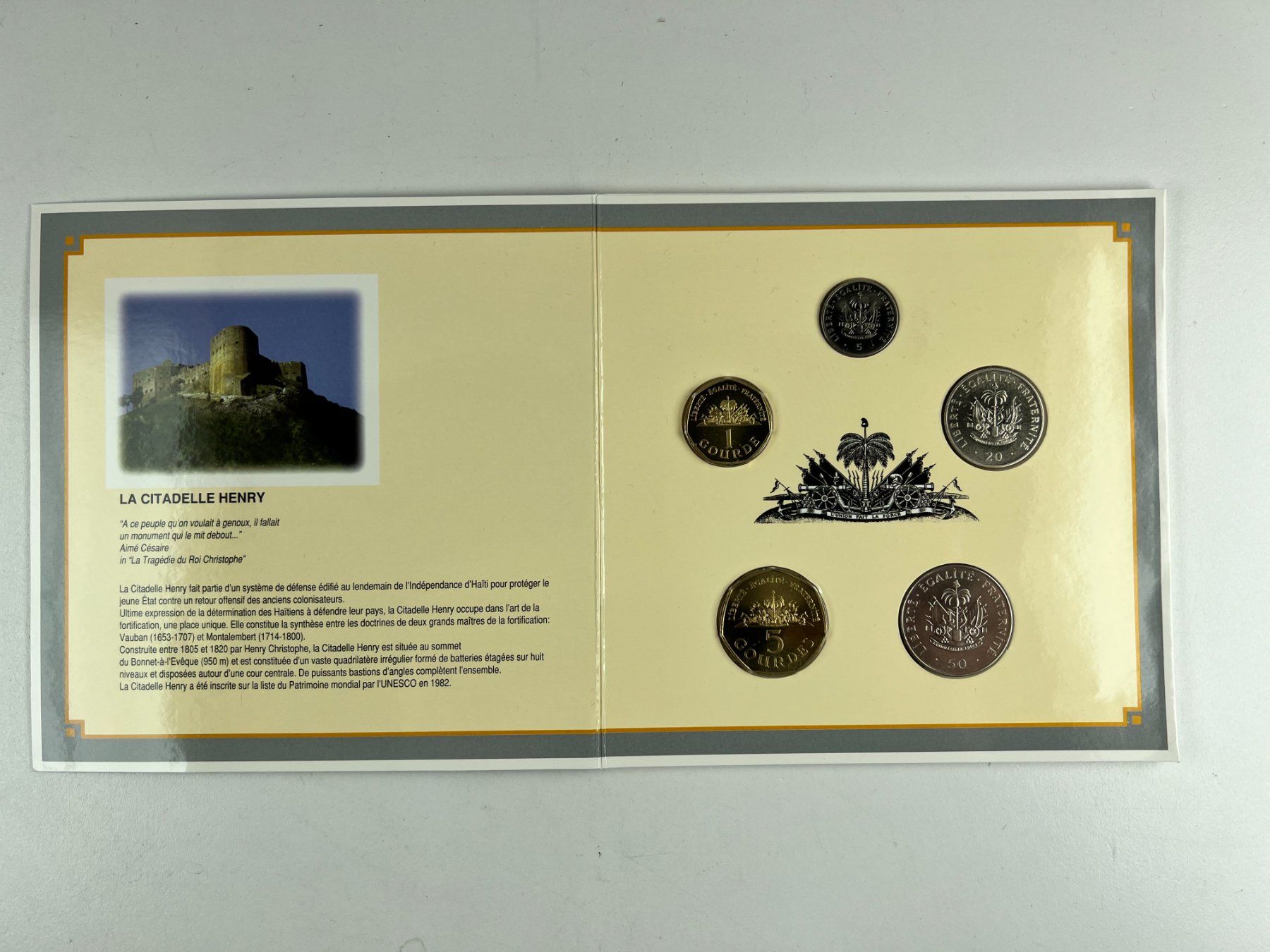 Alle Münzen: Haiti Münzsatz 1995 – Neu und originalverpackt aus Langenthal von Schmittchen 2