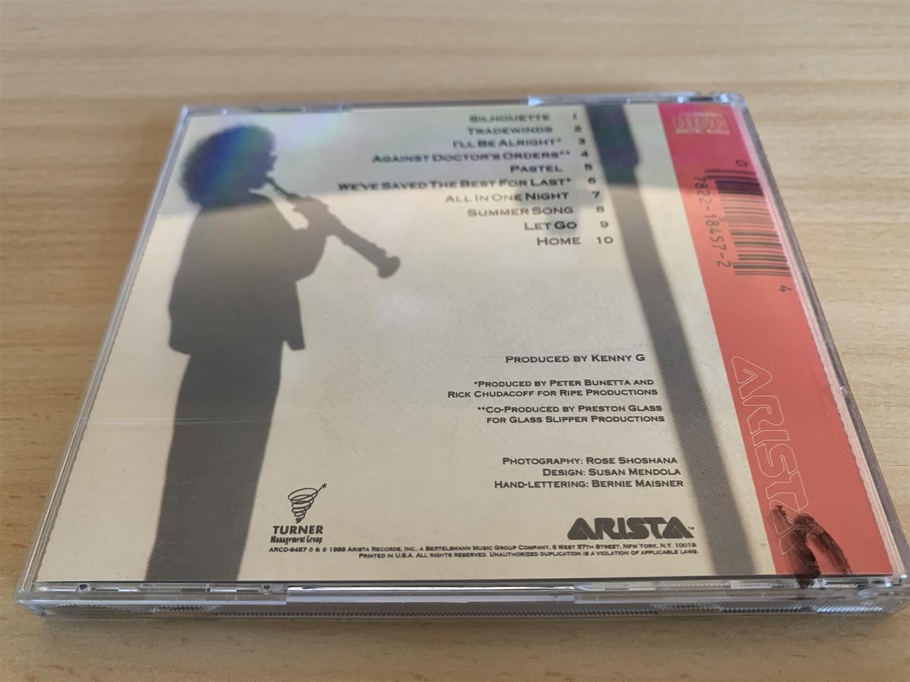 CD: Kenny G – Silhouette – Usato da Rikon im Tösstal venduto da Alpenmutz 1