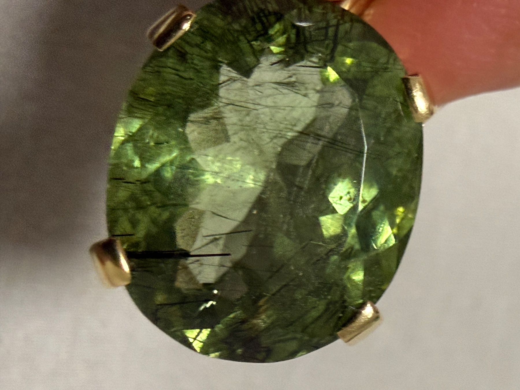 Ciondoli: Anhänger mit echt Peridot 18k – Usato da Oberhof venduto da RealStone 7