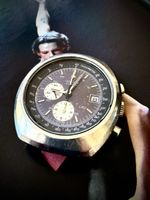 Vintage Chronograph Uhr, Lemania 9801, Kaliber 1340