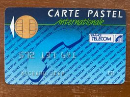 Carte Pastel internationale de France Télécom