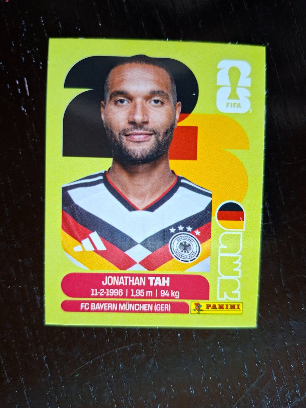 Panini Carte collezionabili: Panini Sticker Jonathan Tah WM 2026 GER 3 – Nuovo (secondo la descrizione) da Erlinsbach venduto da pfunky