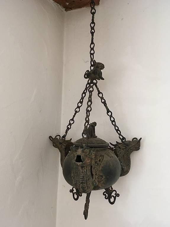 Lampade: Antike Öllampe aus Indonesien – Usato da Zürich venduto da BuenosAires03 2