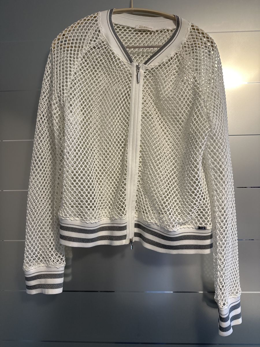 Airfield Jacken: Airfield  Netzjacke,Weiss, Grösse 42 – Neu (gemäss Beschreibung) aus Wangen SZ von futura14 2