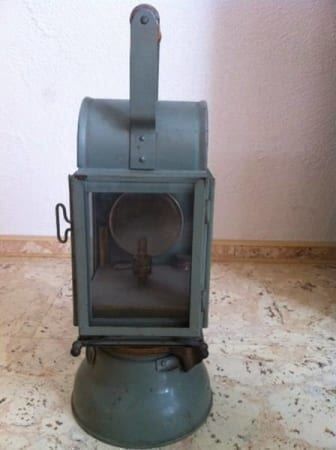 Lampade: alte Bähnlerlampe, Karbitlampe – Usato da Einsiedeln venduto da Brocki59 3