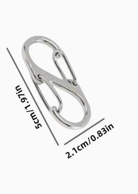 Attrezzatura da arrampicata: 8 Doppel-Karabiner Haken – Nuovo e nell'imballaggio originale da Thundorf venduto da 2fast4you07 3