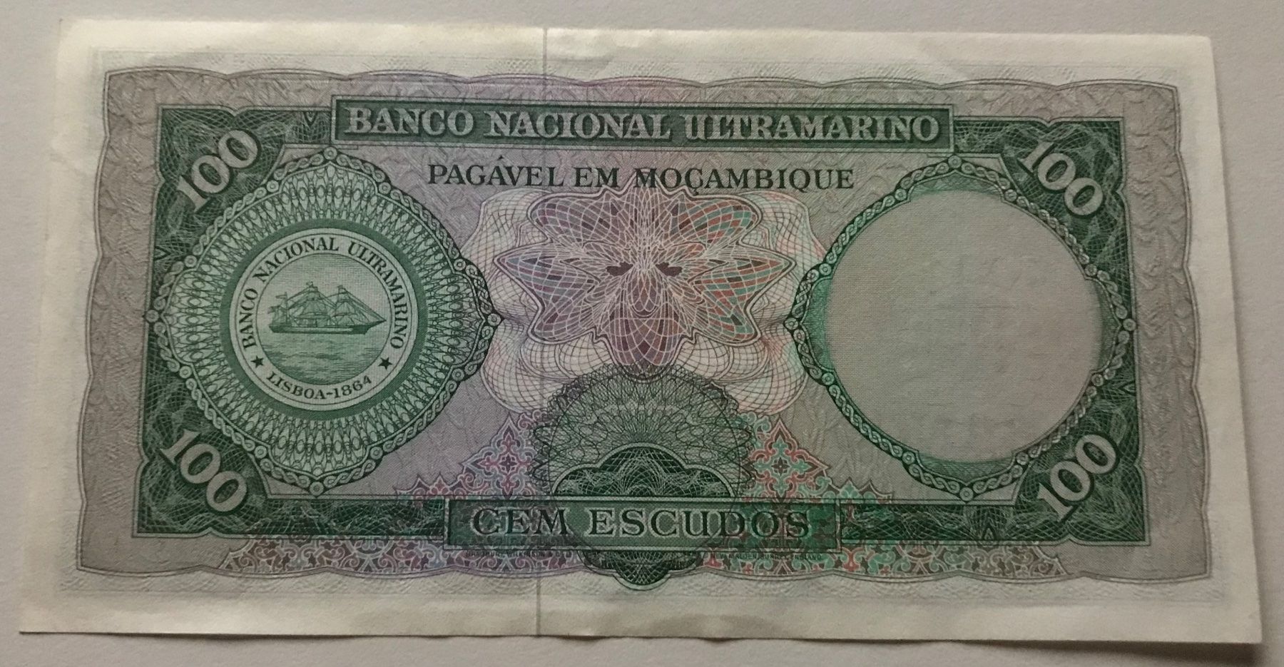 Banconote: Mosambik 100 Escudos 1961 XF – Nuovo (secondo la descrizione) da Algetshausen venduto da Carrhard 1