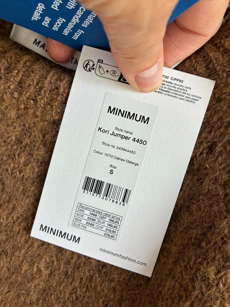 Maglioni & Felpe: Minimum! wunderschöner Strickpullover Gr. NP 219.- – Nuovo e nell'imballaggio originale da Winterthur venduto da Mitschg 3