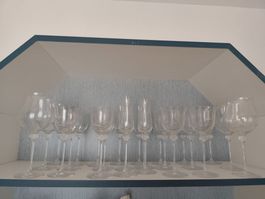 Weingläser Set, 23 Stück