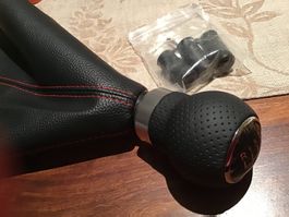 Schaltknauf 5 Gang NEU!! Univ. Leder Sport Tuning